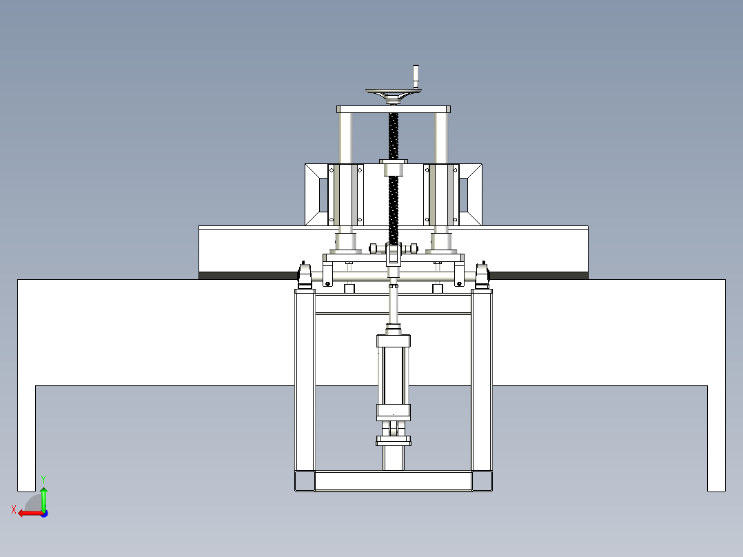 翻转式灯箱后视图