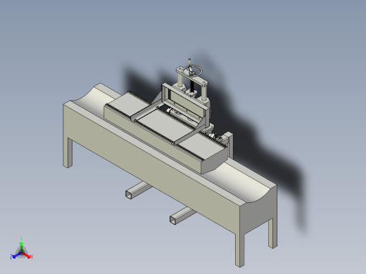 翻转式灯箱正等轴测缩略图