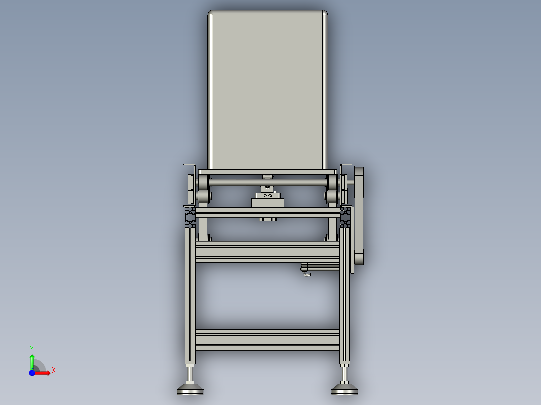 流水线模组前视图