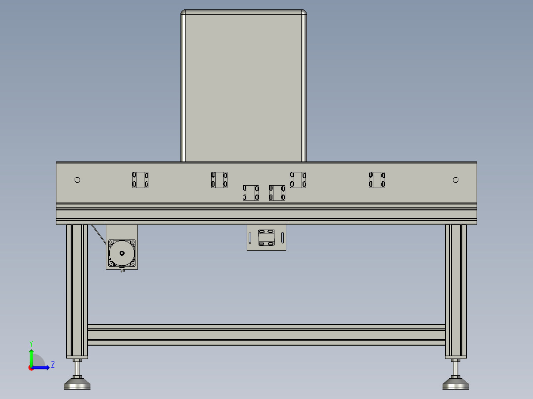 流水线模组左视图