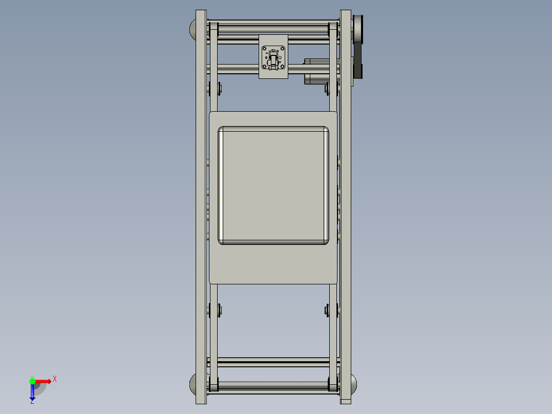 流水线模组俯视图