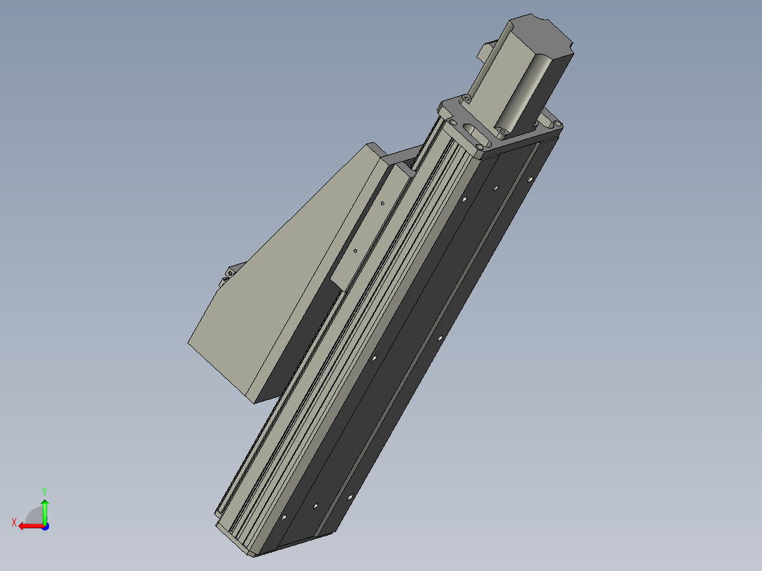 透明袋拉料后视图