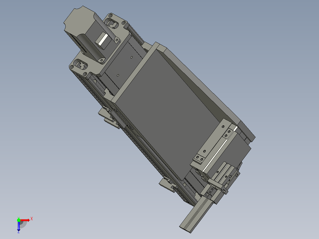透明袋拉料俯视图