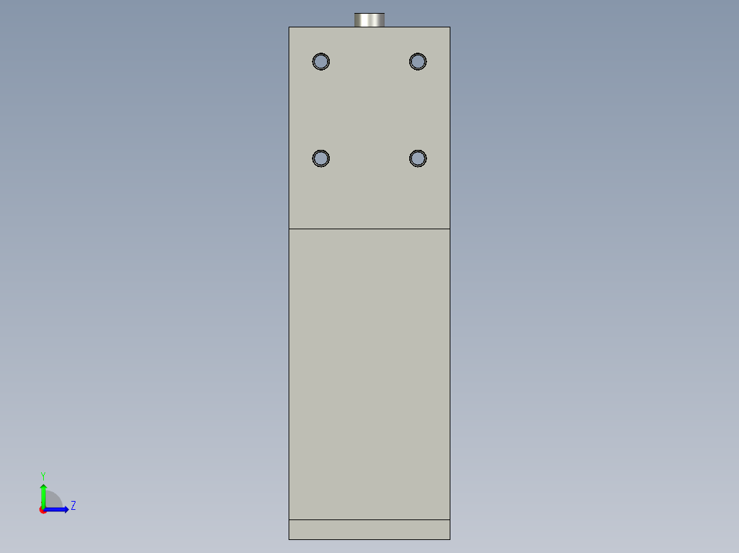 CCD气密检测机构左视图