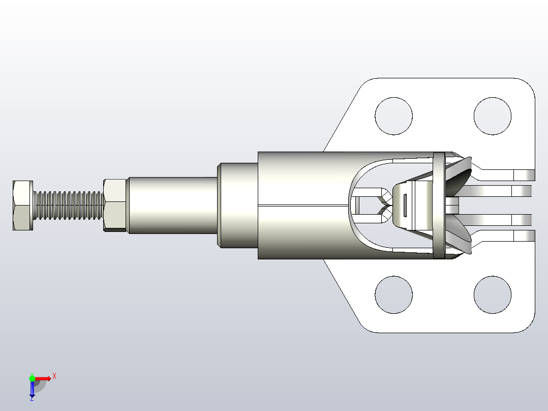快速夹钳HS-36006M.IGS俯视图