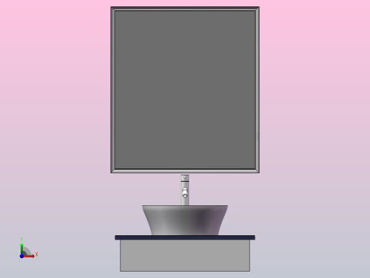 1位洗手盆,水龙头前视缩略图