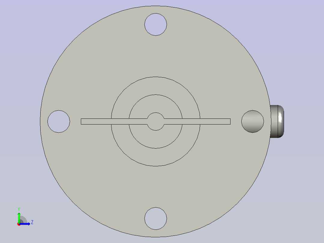料位计-思派SR2标准法兰型左视图