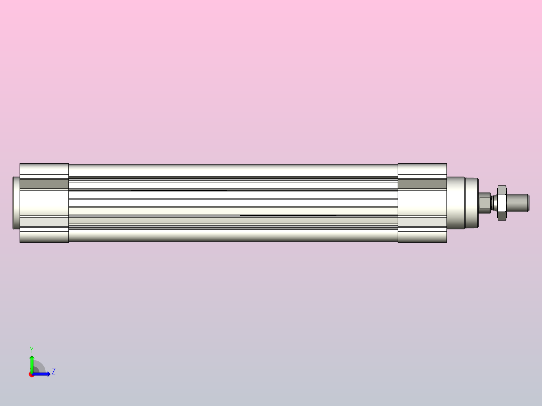 FESTO气缸DSBC-32-150-D3-PPSA-N3---_0_左视图