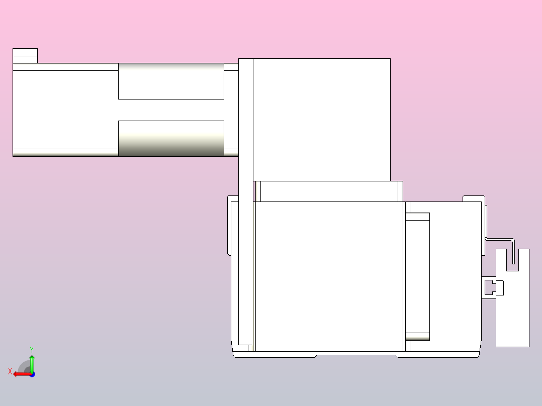 MTB10标准皮带滑台[MTB10-400-RU-P10-C3]后视图