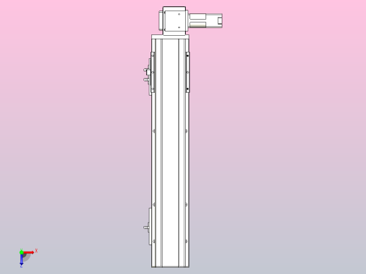 MTB10标准皮带滑台[MTB10-400-RU-P10-C3]俯视缩略图