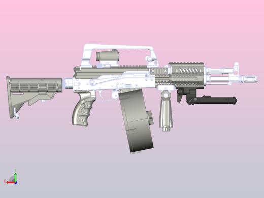AK105建模模型后视缩略图