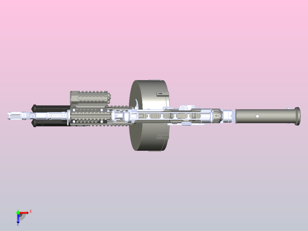 AK105建模模型俯视图
