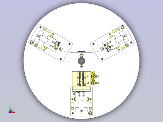 一种工件维持机构前视缩略图