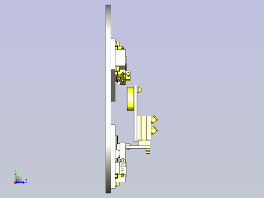 一种工件维持机构左视缩略图