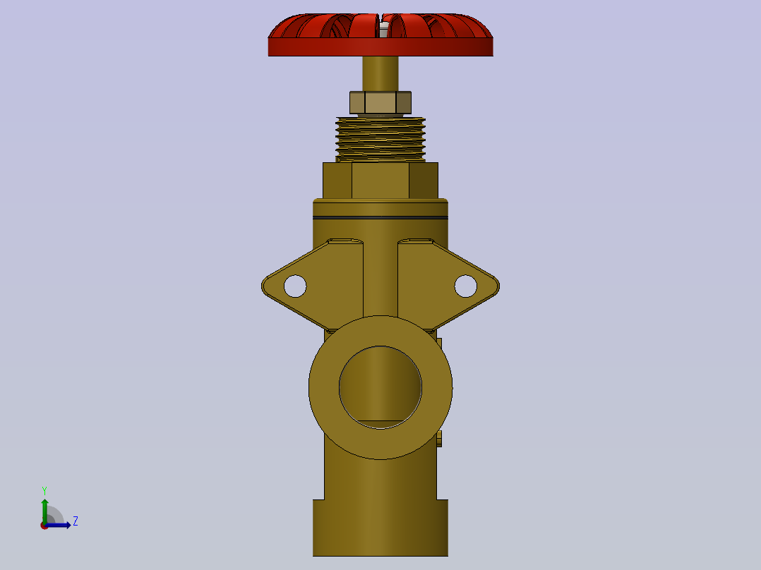 锅炉水位计左视图