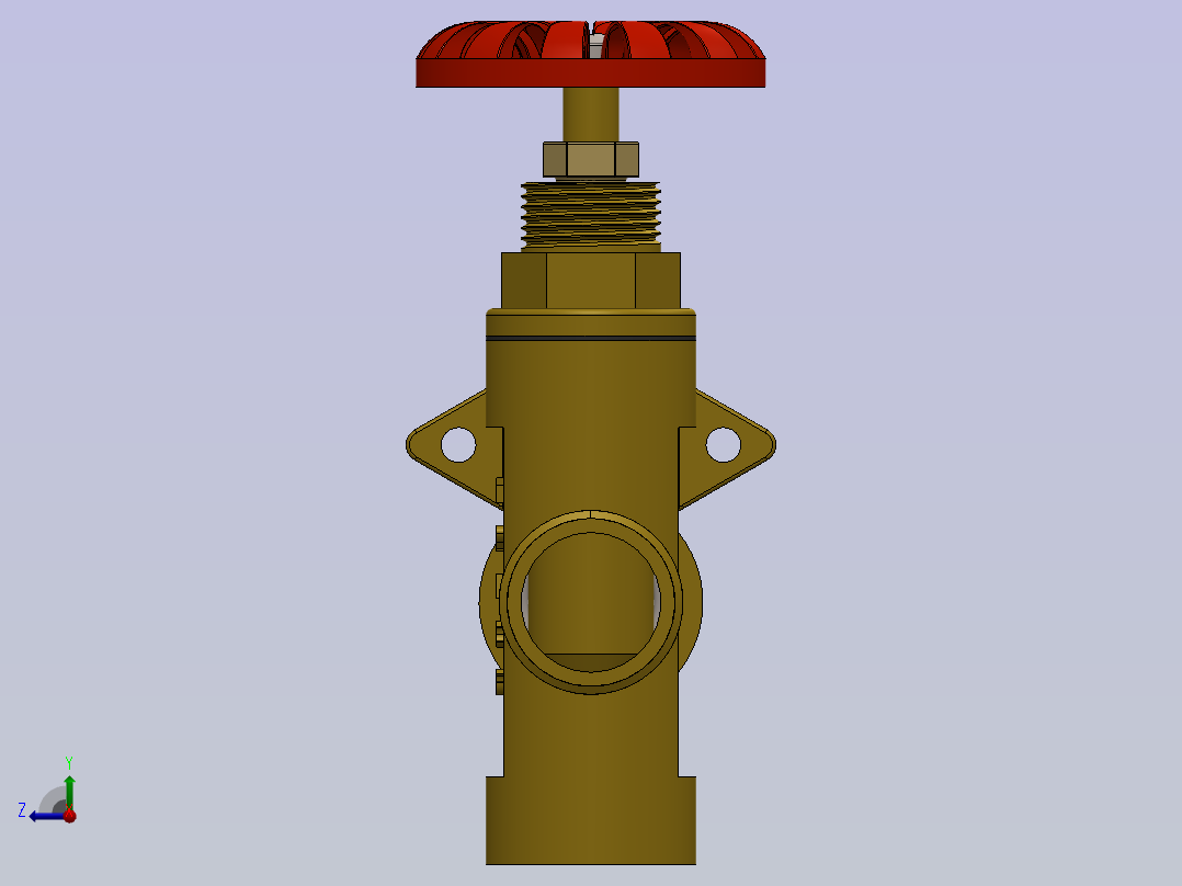 锅炉水位计右视图