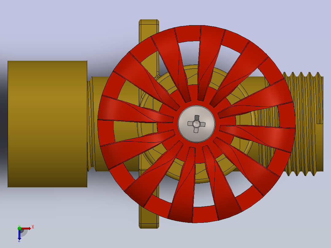 锅炉水位计俯视图