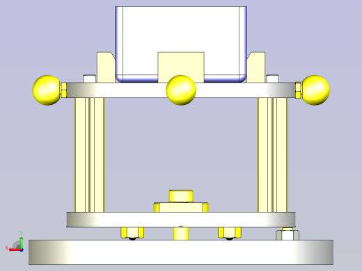 一款简易分度工作台3D图纸后视缩略图
