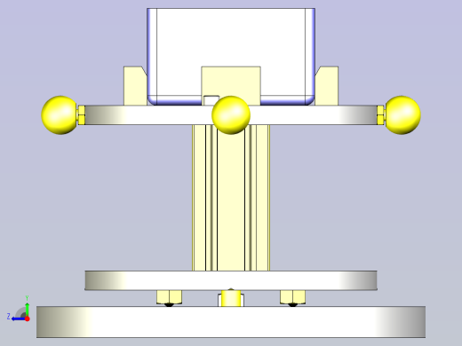 一款简易分度工作台3D图纸右视缩略图