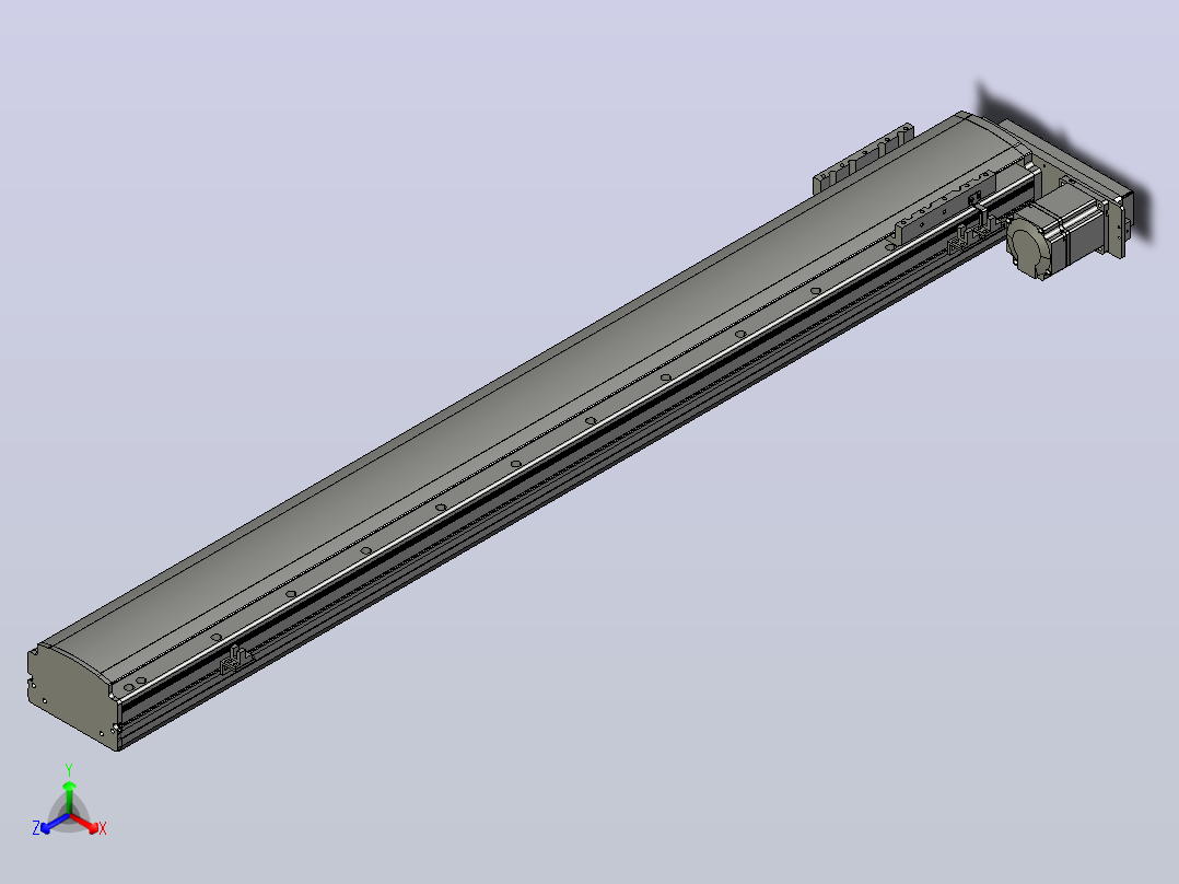 MT120BS半封闭丝杆滑台[MT120BS.L#.1000.BR.P40.C3]主视图