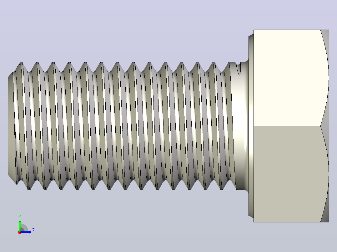 DIN_EN_ISO_4017_M16x30.ipt六角螺栓左视图