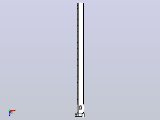皮带直线轴半封闭可选导轨TPA-HNB-120D-110-L1700-RU-C-P40-N3俯视缩略图