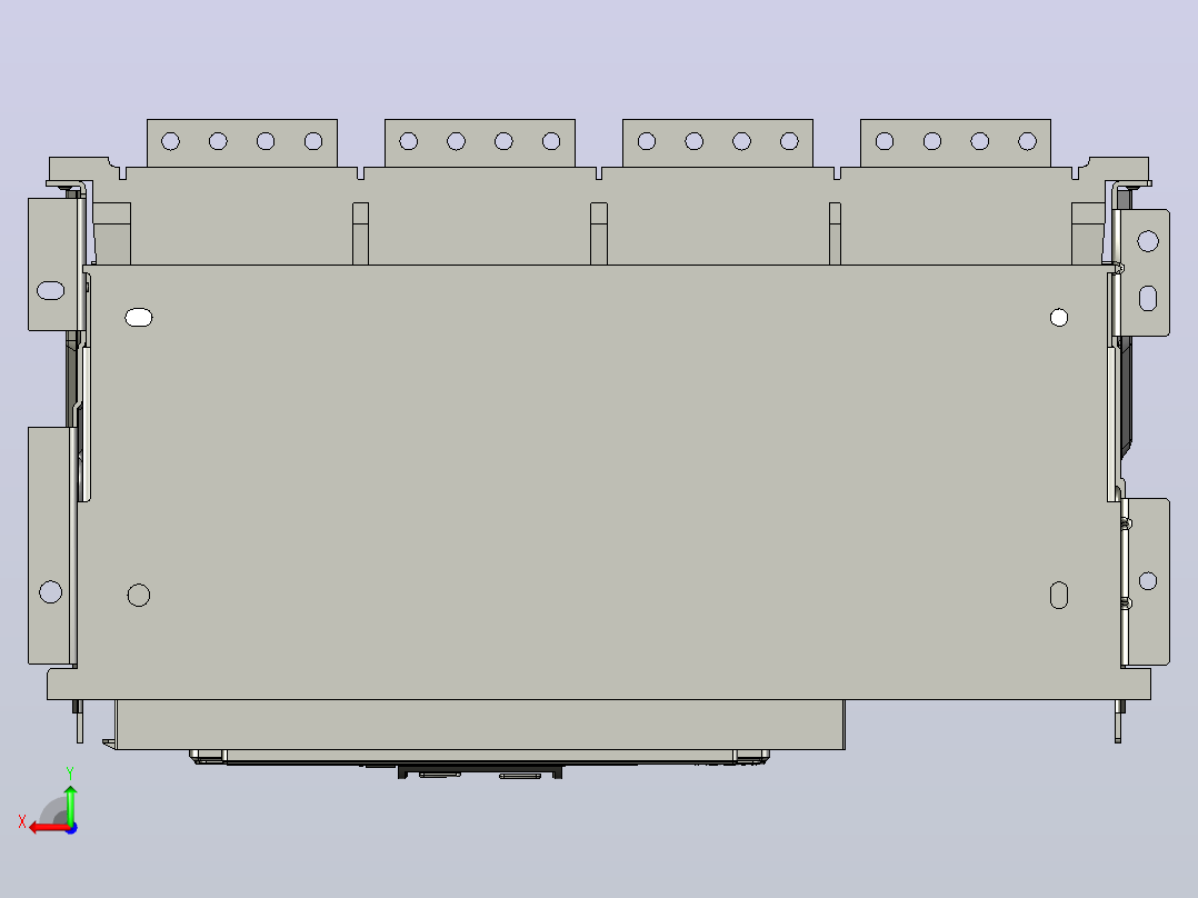 NXA40N_H36-40 4P抽屉万能式断路器三维模型202208后视图