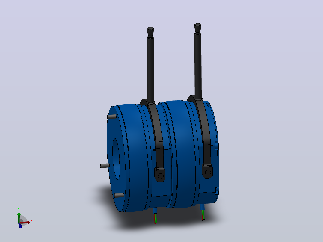 MD-D型电磁圆盘式制动器_MD11-D-25-RL-DC24V主视图