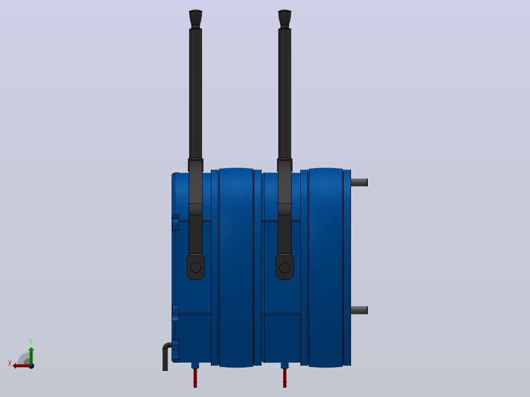MD-D型电磁圆盘式制动器_MD11-D-25-RL-DC24V后视图