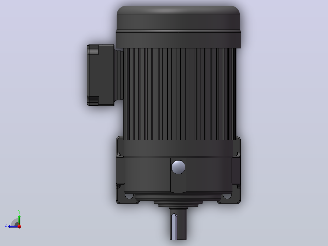 东洋电机GL-22轴-（30-200减速比）右视图