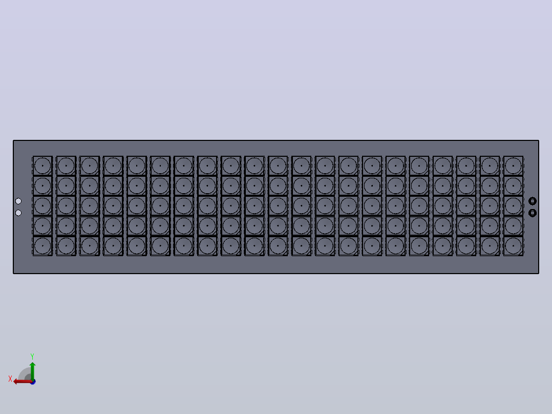带5050个LED的SMD LED面板后视图