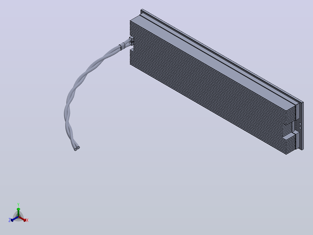 带5050个LED的SMD LED面板正等轴测图
