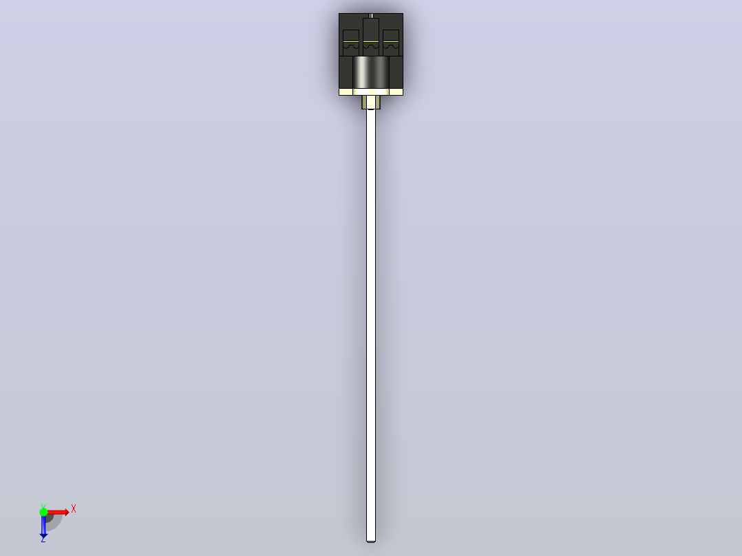 伊顿主开关P1-25-M4-SVB -带杆的主体俯视图