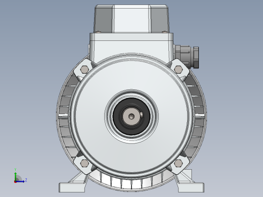 电机 1.1 KW 3400 rpm左视缩略图