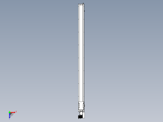 SCM14-2200-R滚珠花健、支撑座、滚珠丝杠、交叉导轨、直线模组俯视缩略图