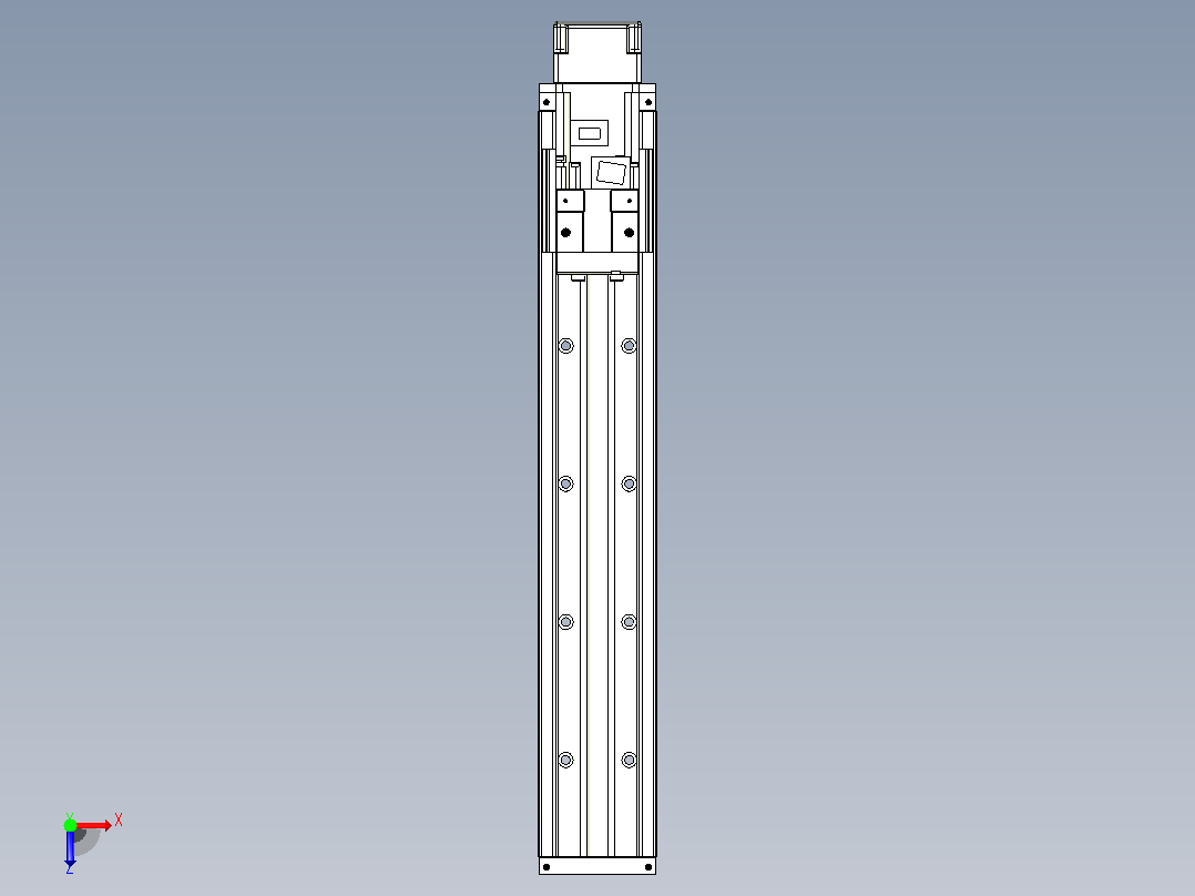 钢基模组TPA-KSR-8610C-540A1-MP-H0俯视图