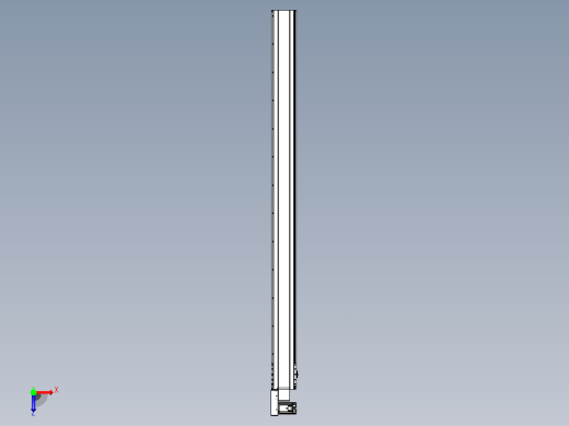 皮带直线轴半封闭可选导轨TPA-HNB-175D-140-L2400-ML-C-P75-N3俯视缩略图