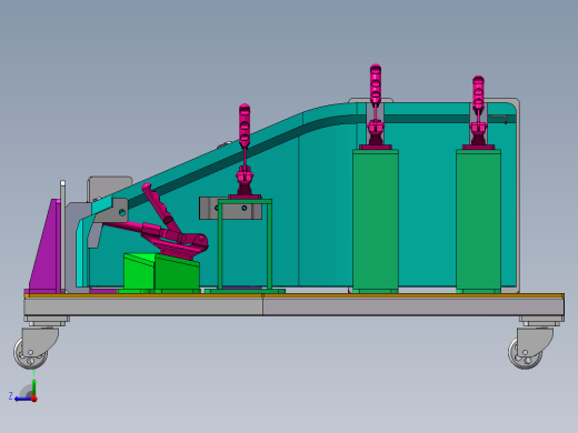 汽车覆盖件高强度焊接工装右视缩略图