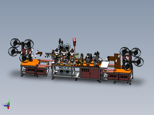 锂电池动力极耳成形机（sw17可编辑+工程图）