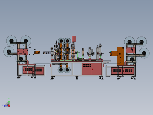锂电池动力极耳成形机（sw17可编辑+工程图）右视缩略图