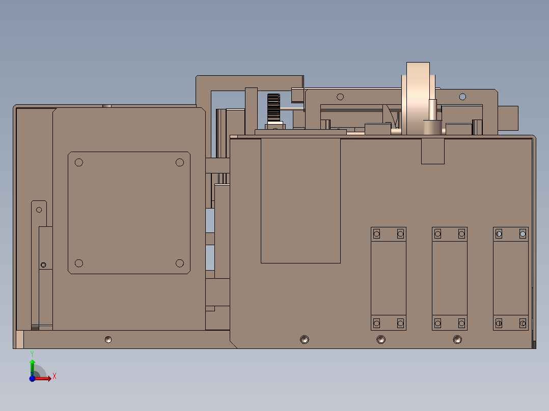 锂电池极片贴正反面绝缘胶纸机sw17前视图
