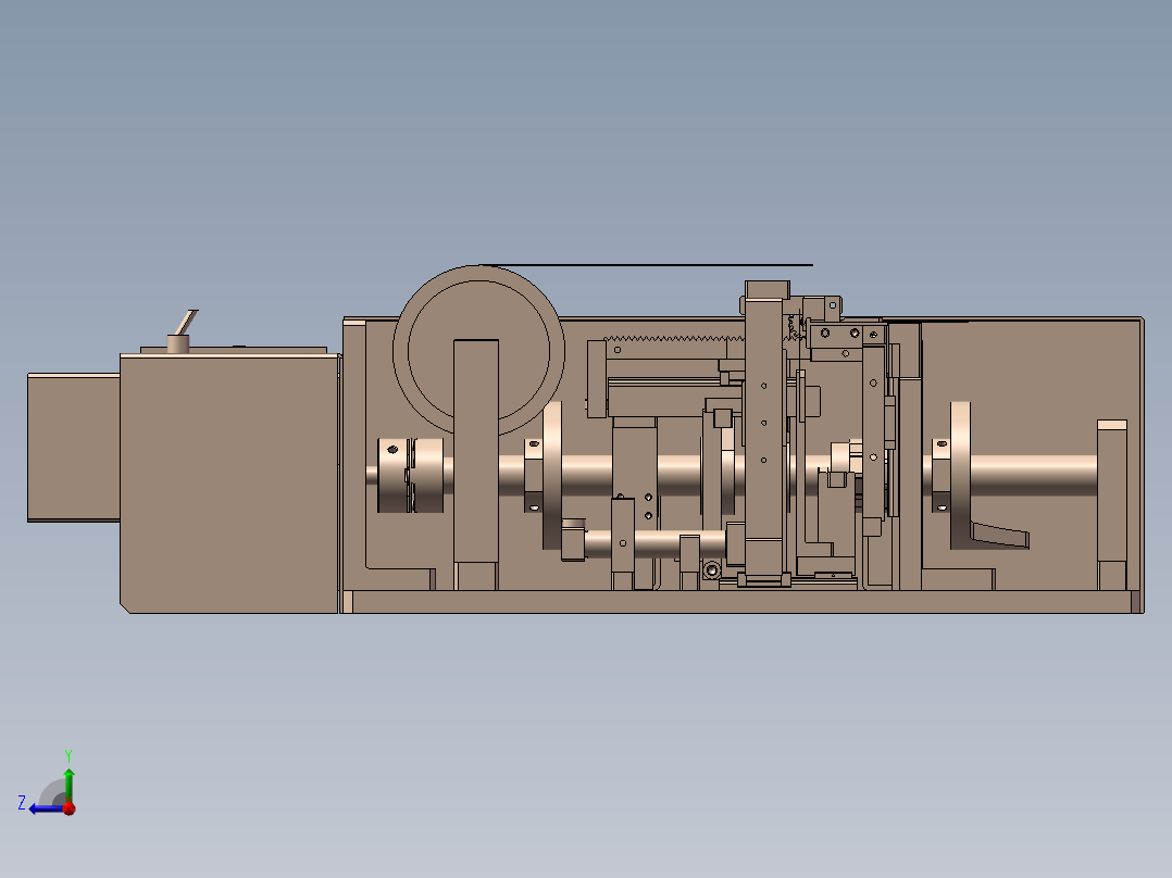 锂电池极片贴正反面绝缘胶纸机sw17右视图