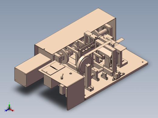 锂电池极片贴正反面绝缘胶纸机sw17正等轴测缩略图