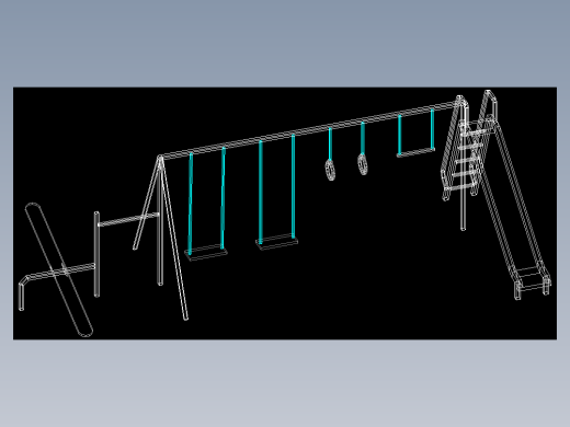 室内家具及植物的维模型十三-Q099