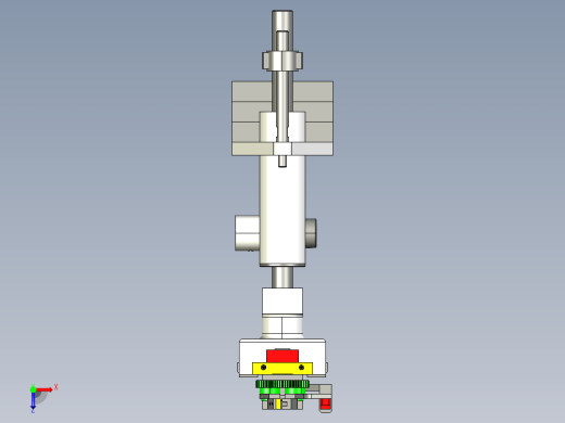 SW机械手模型3D模型俯视缩略图
