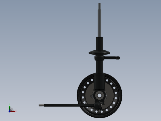 （前悬挂）3D模型前视缩略图