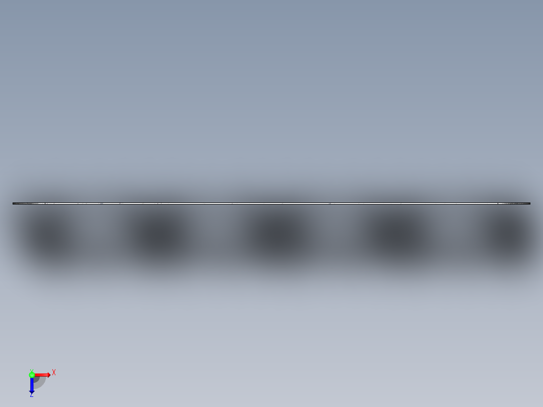 汽缸的垫圈俯视图