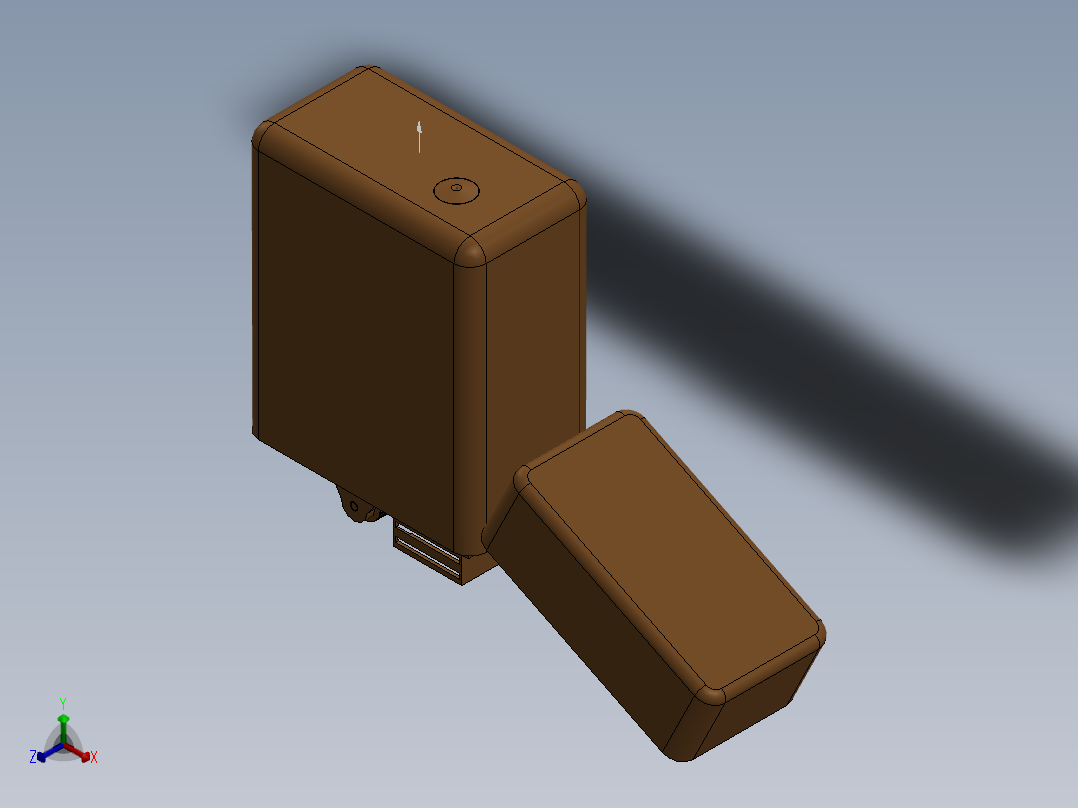 打火机正等轴测图