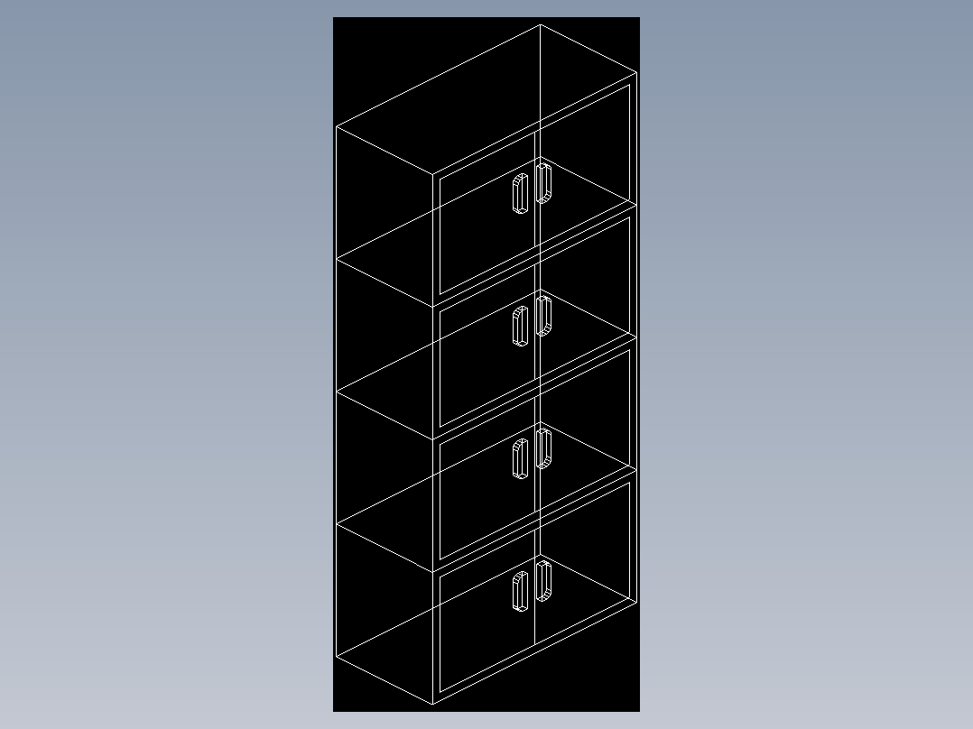 室内家具及植物的维模型十二-B015