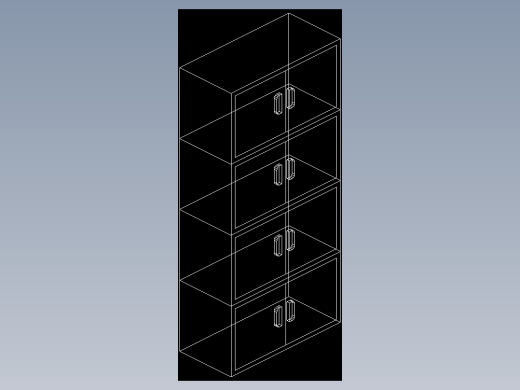 室内家具及植物的维模型十二-B015